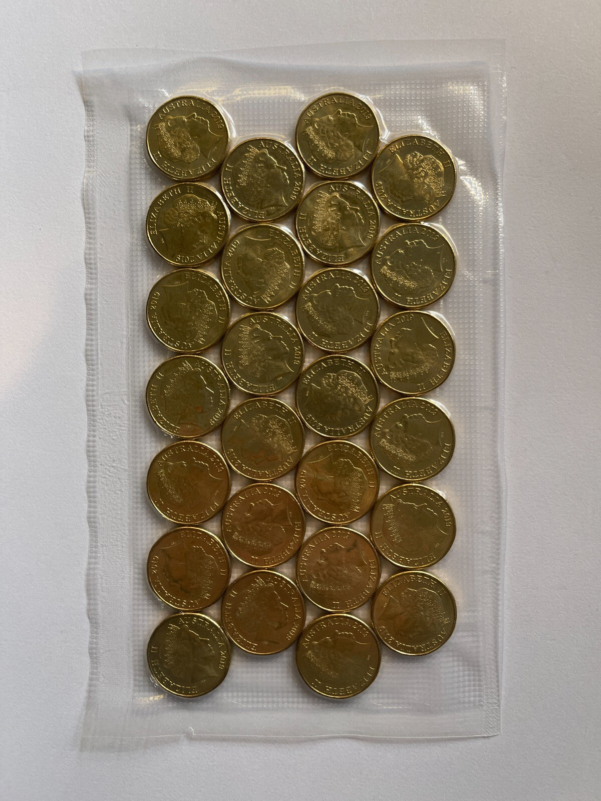 UNC 2021 Great Aussie Coin Hunt $1 Alphabet Set 26 Coins A-Z From Security Roll