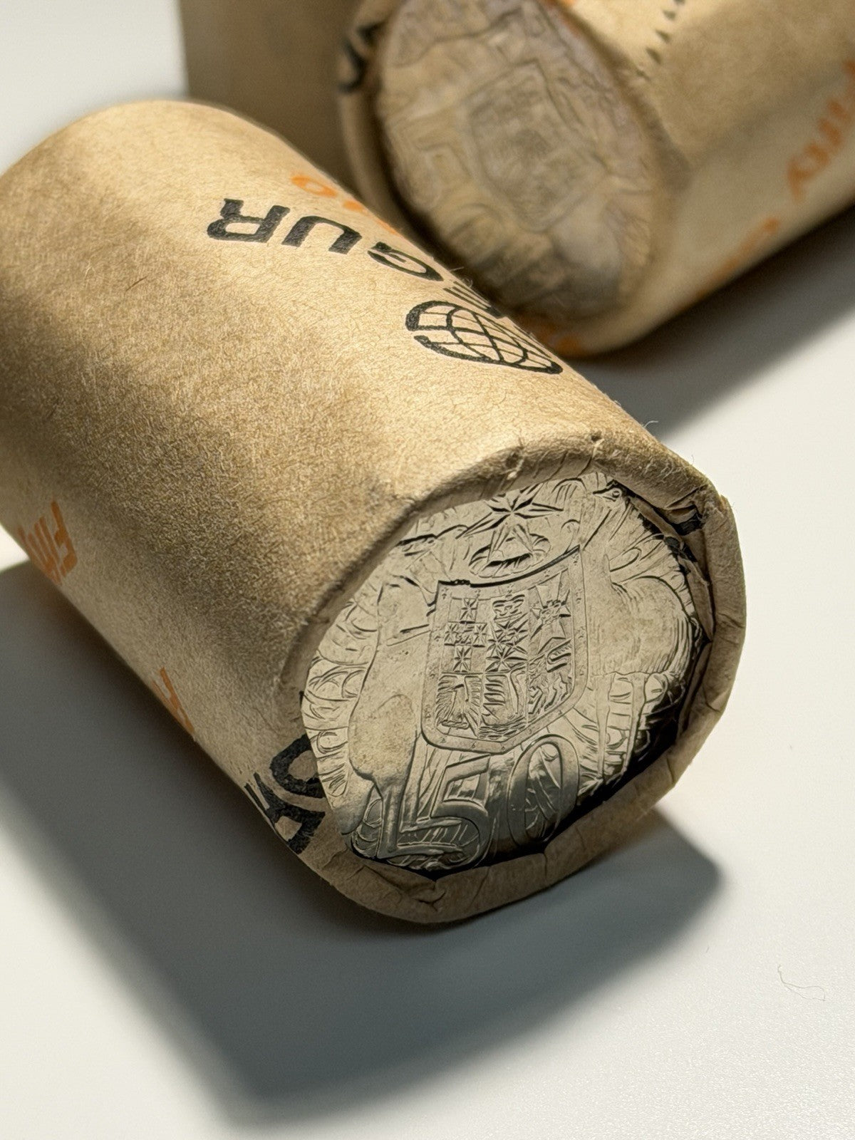 1x Australia 2016 50th Anniversary of Changeover 50c Fifty Cent Security Roll