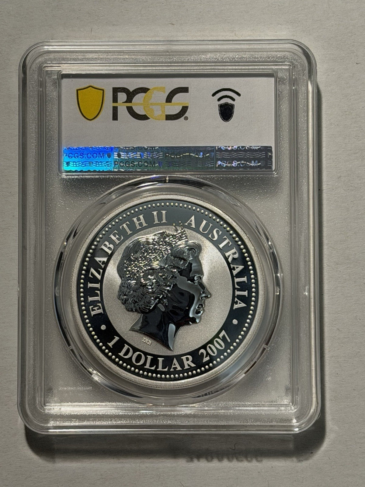 Australia 2007 2010 Year of the Tiger 1oz BU Lunar Series I PCGS MS69