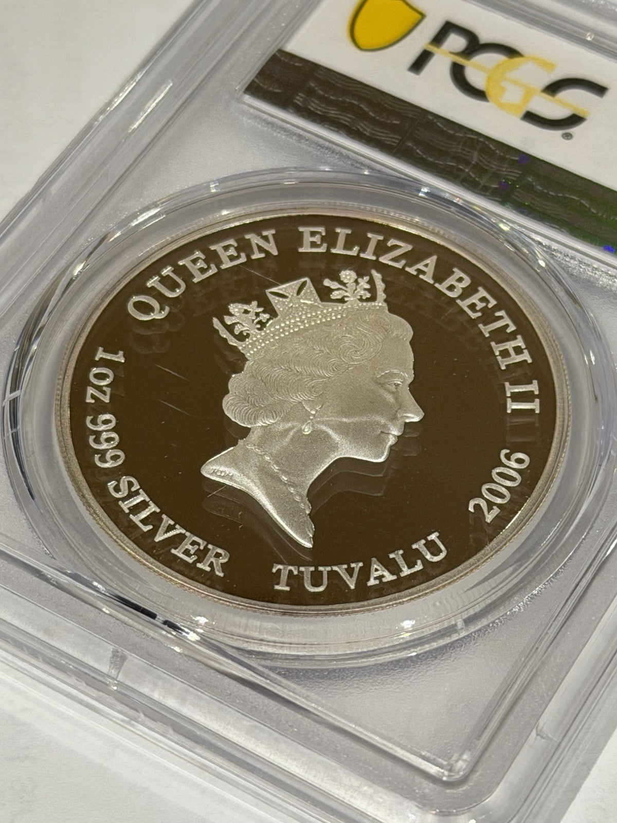 Tuvalu 2006 Red Back Spider $1 1oz Silver PCGS Graded PR70DCAM Proof Coin