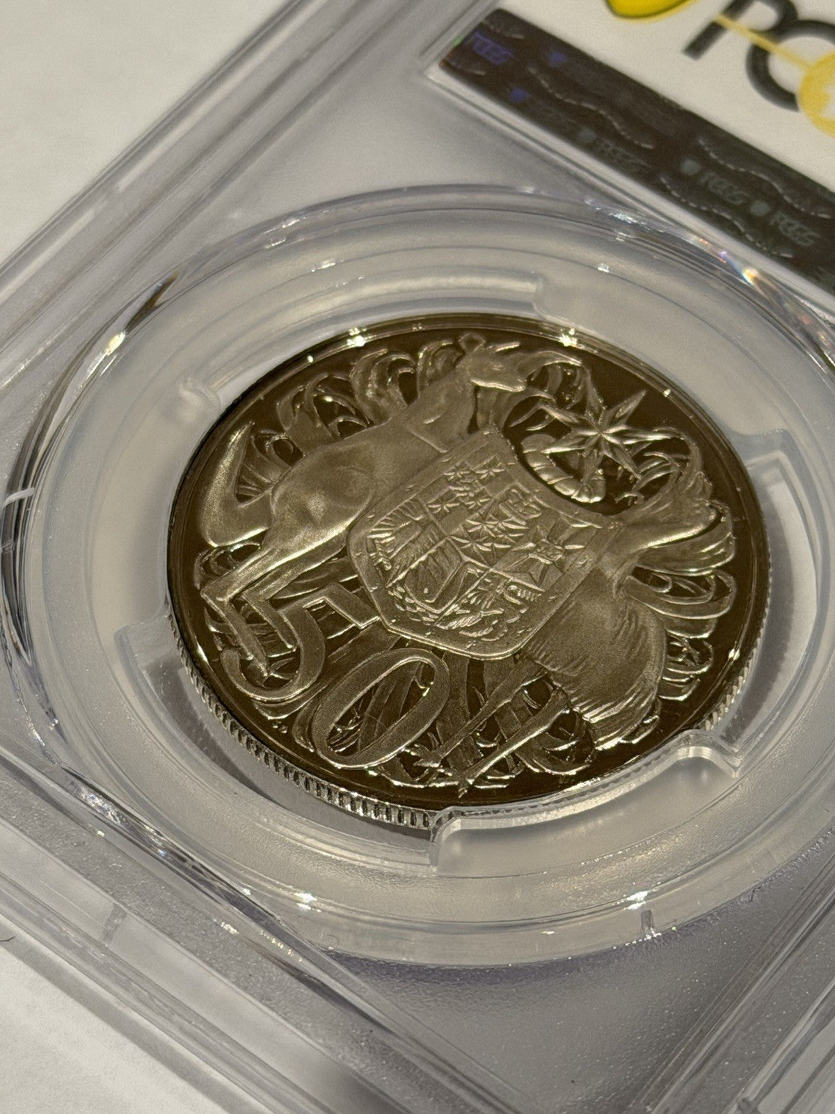 Australia 1966 50c Fifty Cents Silver Proof PCGS Graded PR68DCAM FDC