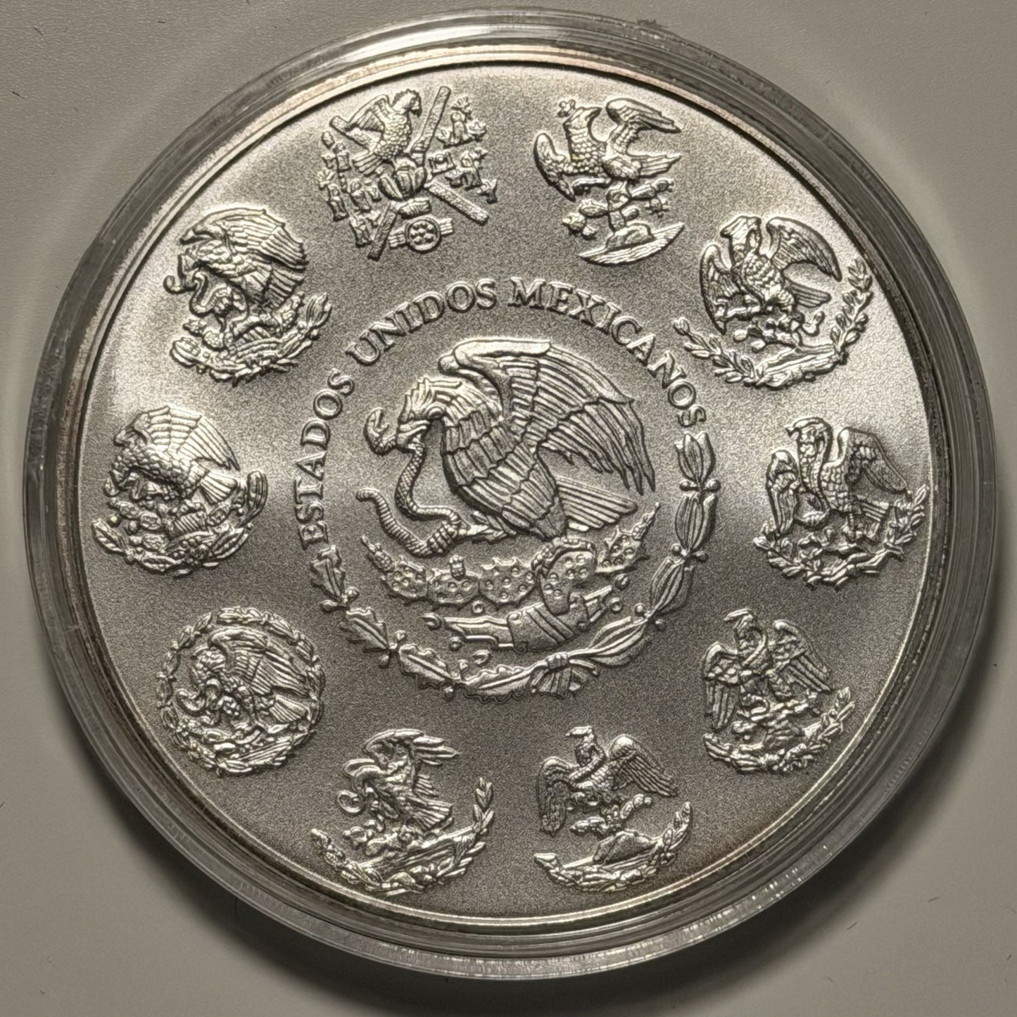 Mexico 2014 Libertad 1oz Onza Ley 999 Silver Plata Pura Coin