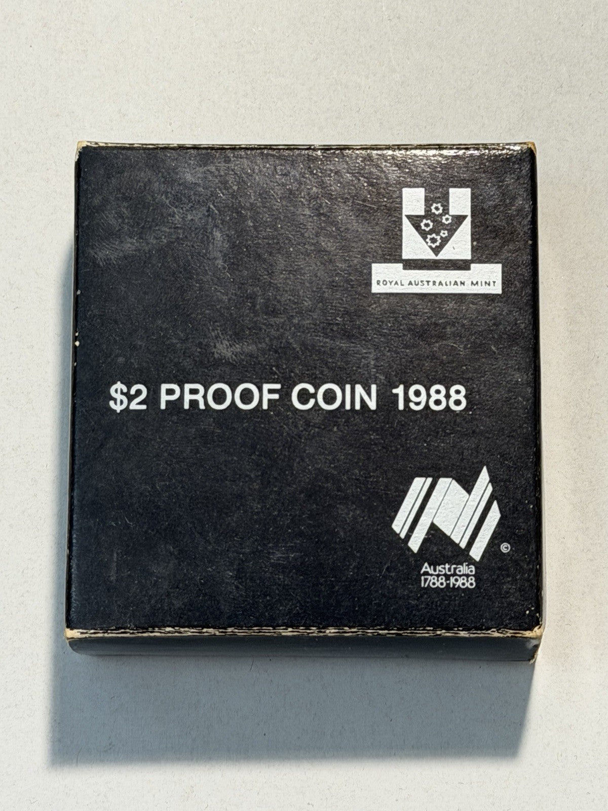 Australia 1988 $2 Two Dollars Silver  Proof Coin First Year Issue in RAM Case