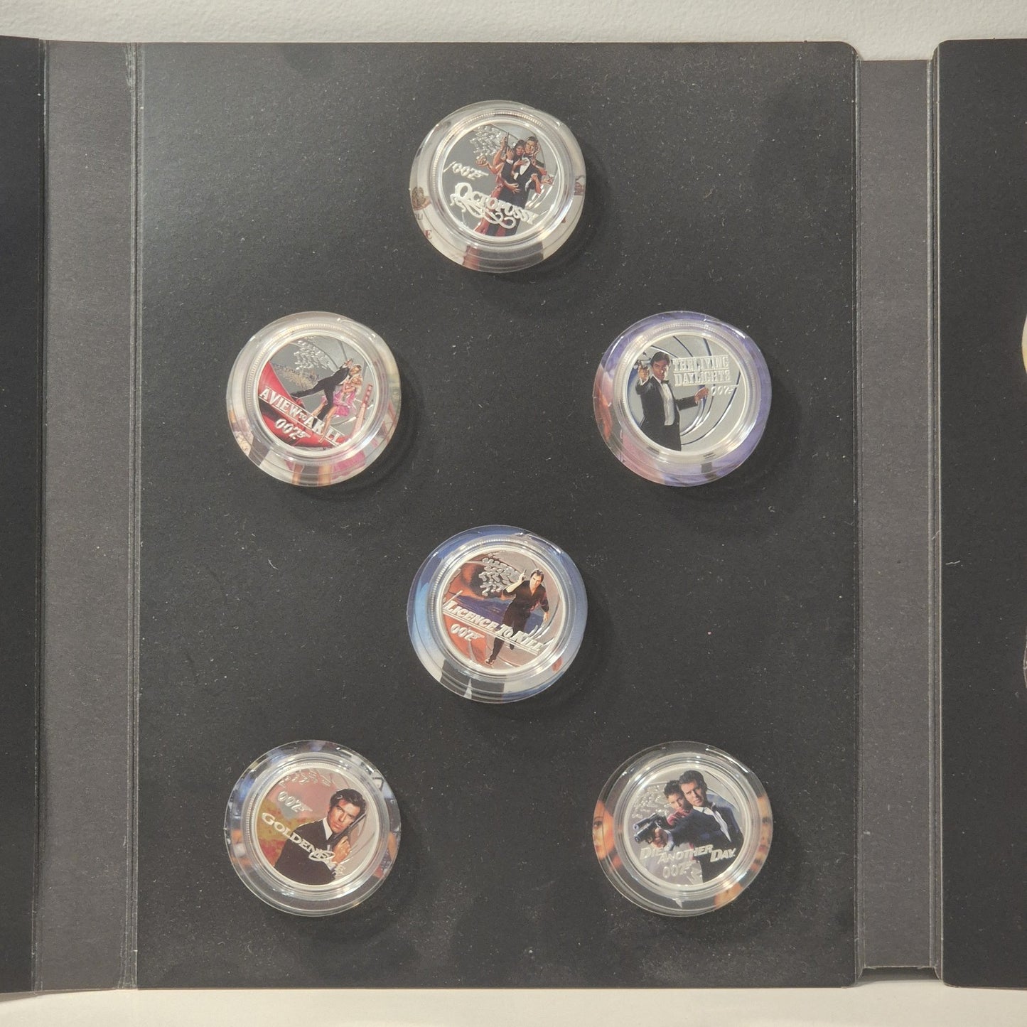 2021 Tuvalu 007 James Bond 26 Coin Collection 0.5g Gold & 1/2oz Silver Proof (TUVALU)