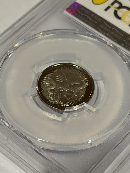 Australia 1966 5c Five Cents PCGS Graded PR69DCAM Proof Coin