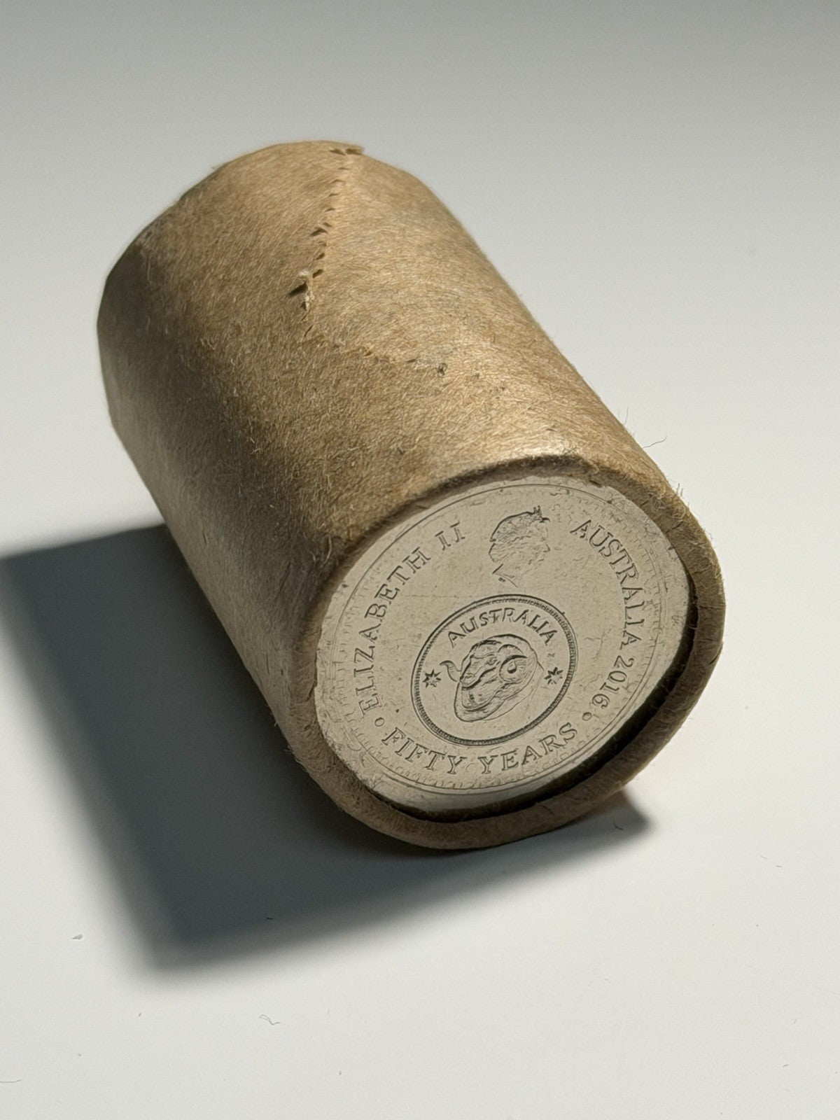 1x Australia 2016 50th Anniversary of Changeover 50c Fifty Cent Security Roll