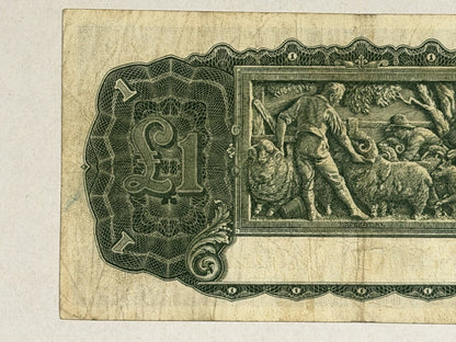 Commonwealth of Australia 1942 £1 One Pound Armitage/McFarlane Paper Banknote VF
