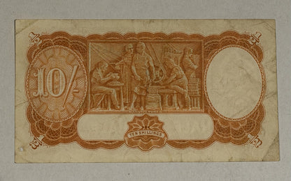 Commonwealth Australia 1939 10/- Ten Shillings Sheehan/Mcfarlane Banknote VF