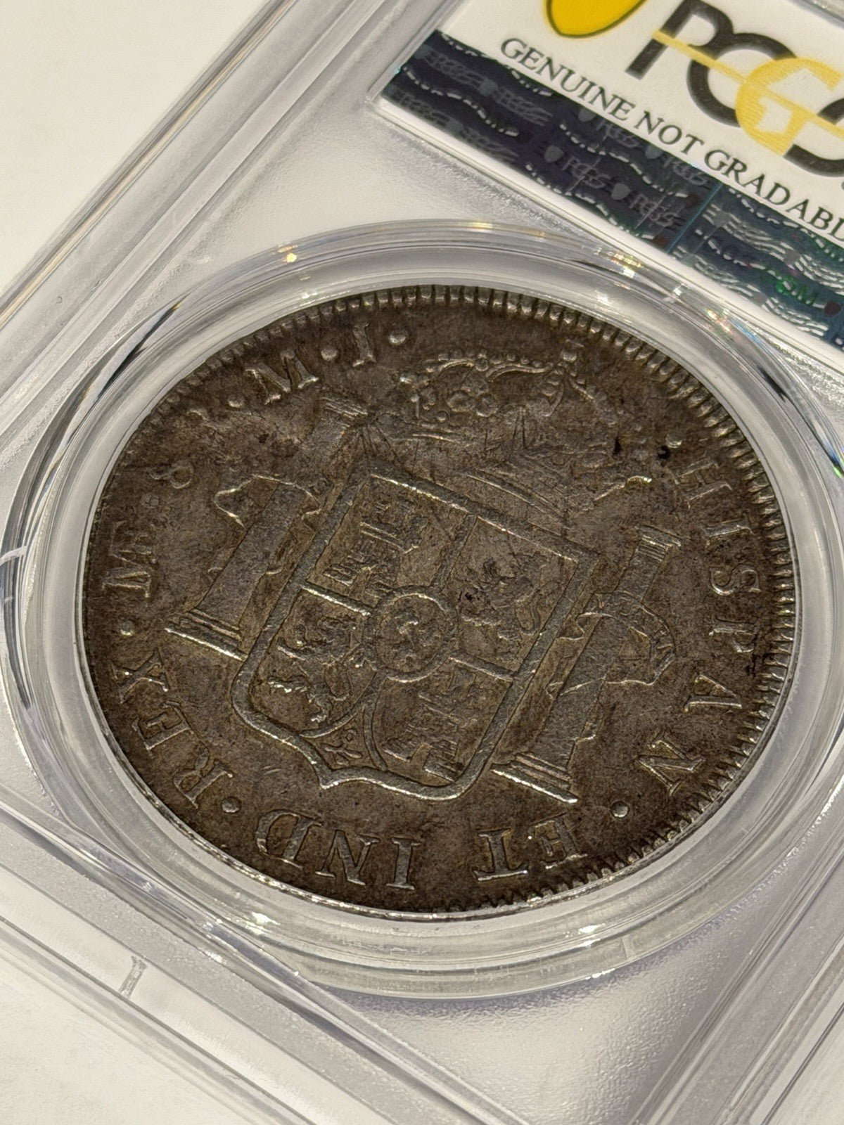 Peru 1774-L MJ Peru 8R Eight Reales PCGS Graded Tooled XF Details Silver Coin