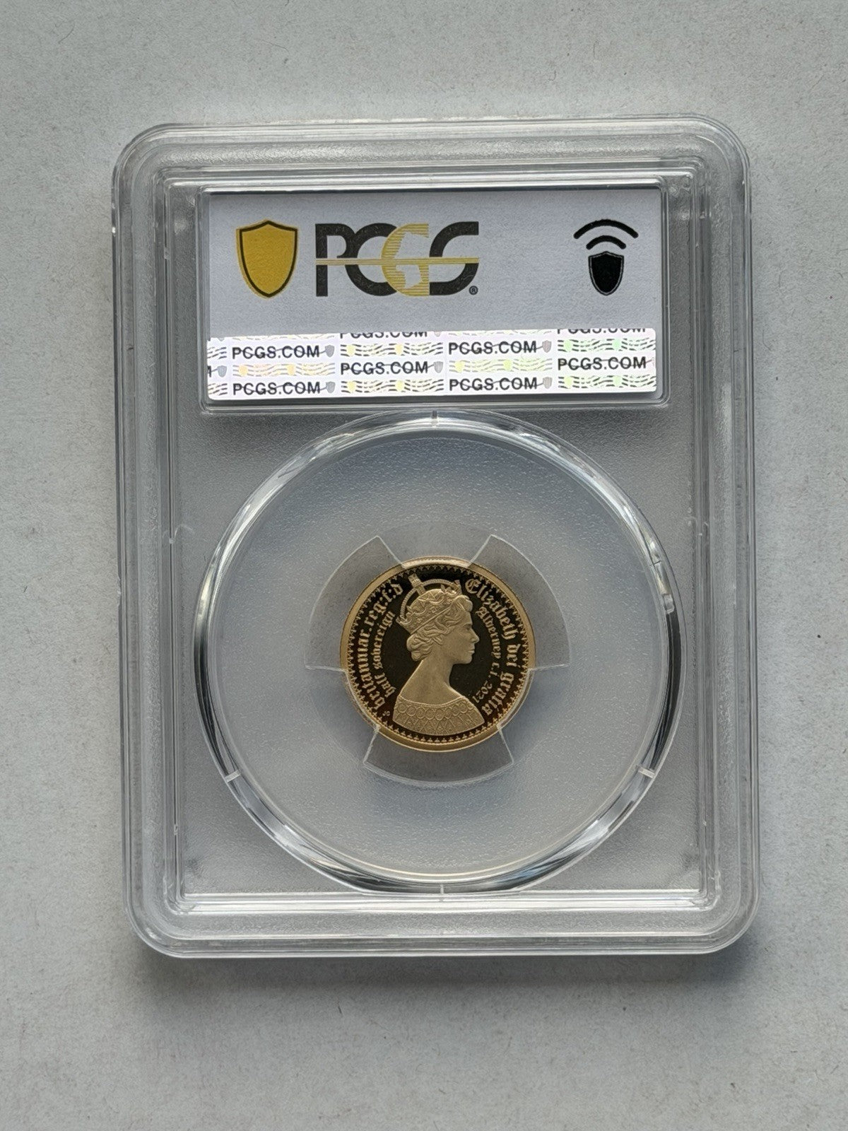 United Kingdom UK 2021 Gothic Half Sovereign PCGS Graded PR70DCAM 499 Mintage