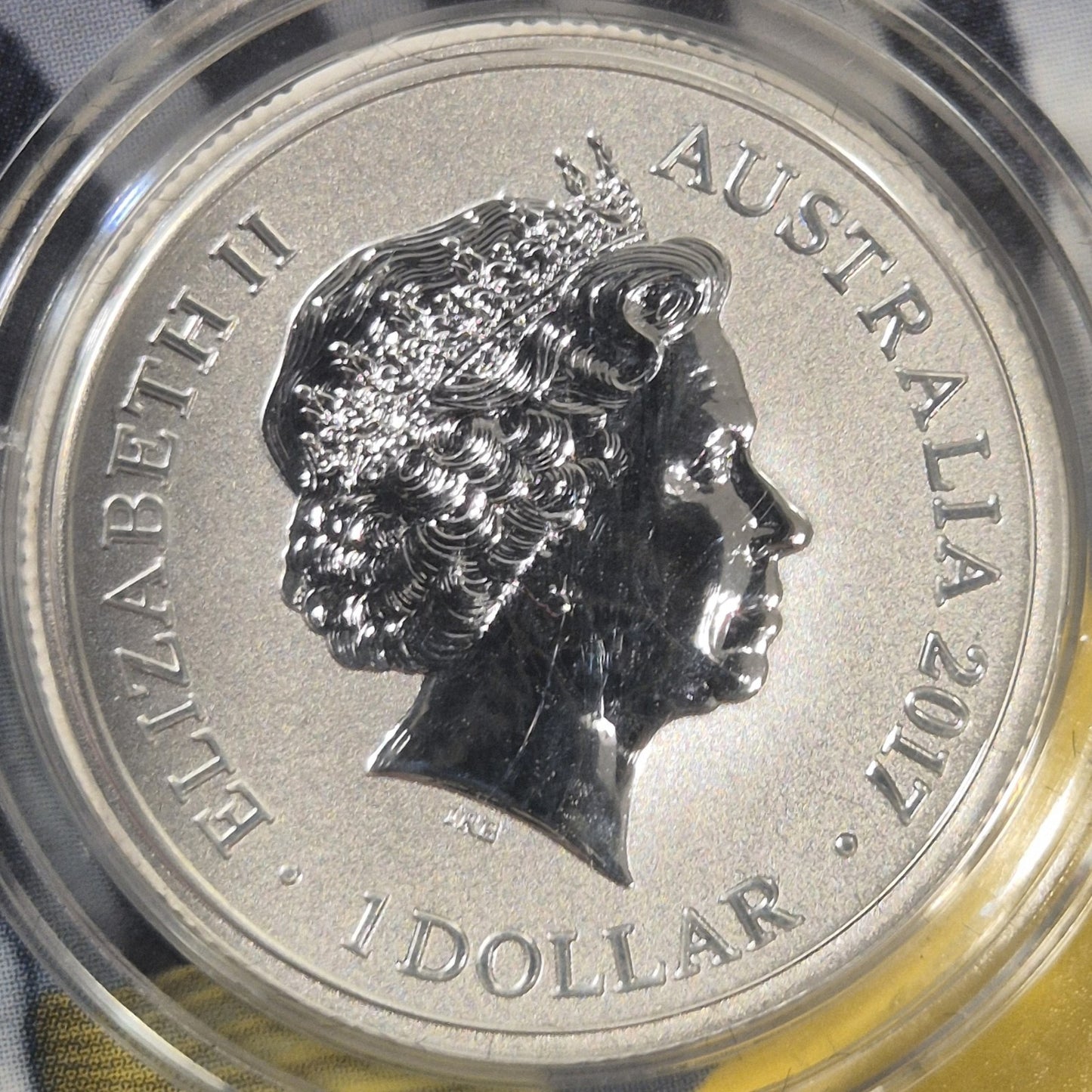 Australia 2017 $1 One Dollar Coloured Silver Alphabet Collection Z Cert #5 RARE