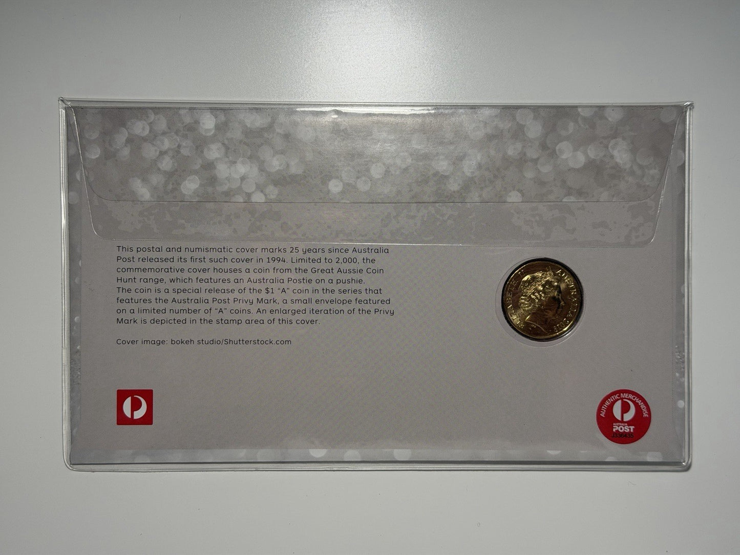Australia 2019 Envelope Privy $1 Dollar Celebrating 25 Years  PNC No 0495/2000