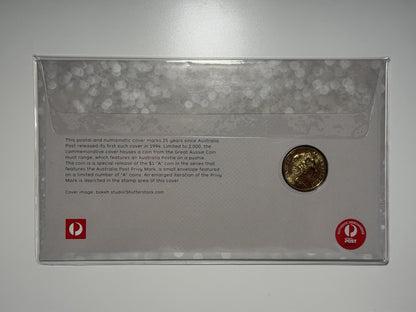 Australia 2019 Envelope Privy $1 Dollar Celebrating 25 Years  PNC No 0495/2000