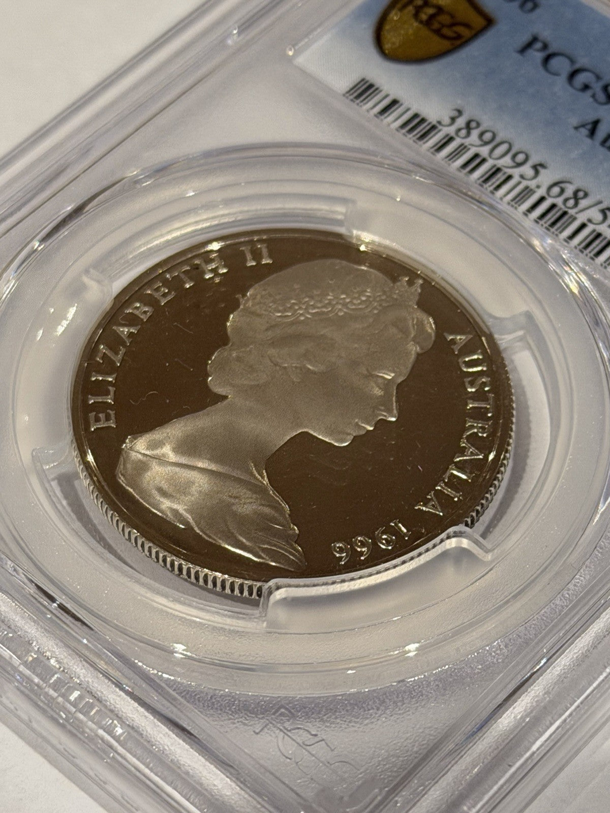 Australia 1966 50c Fifty Cents Silver Proof PCGS Graded PR68DCAM FDC