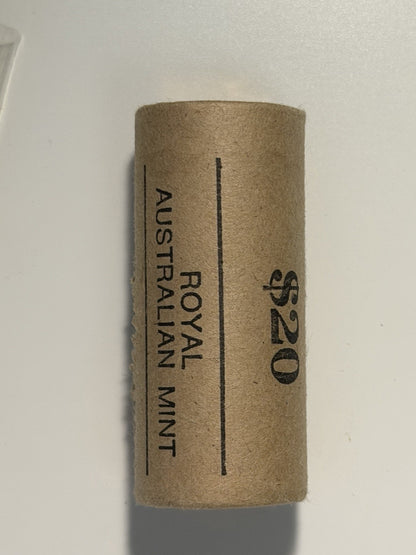 Australia 1984 First Year $1 One Dollar RAM Roll Head/ Tails HT 20x Coins