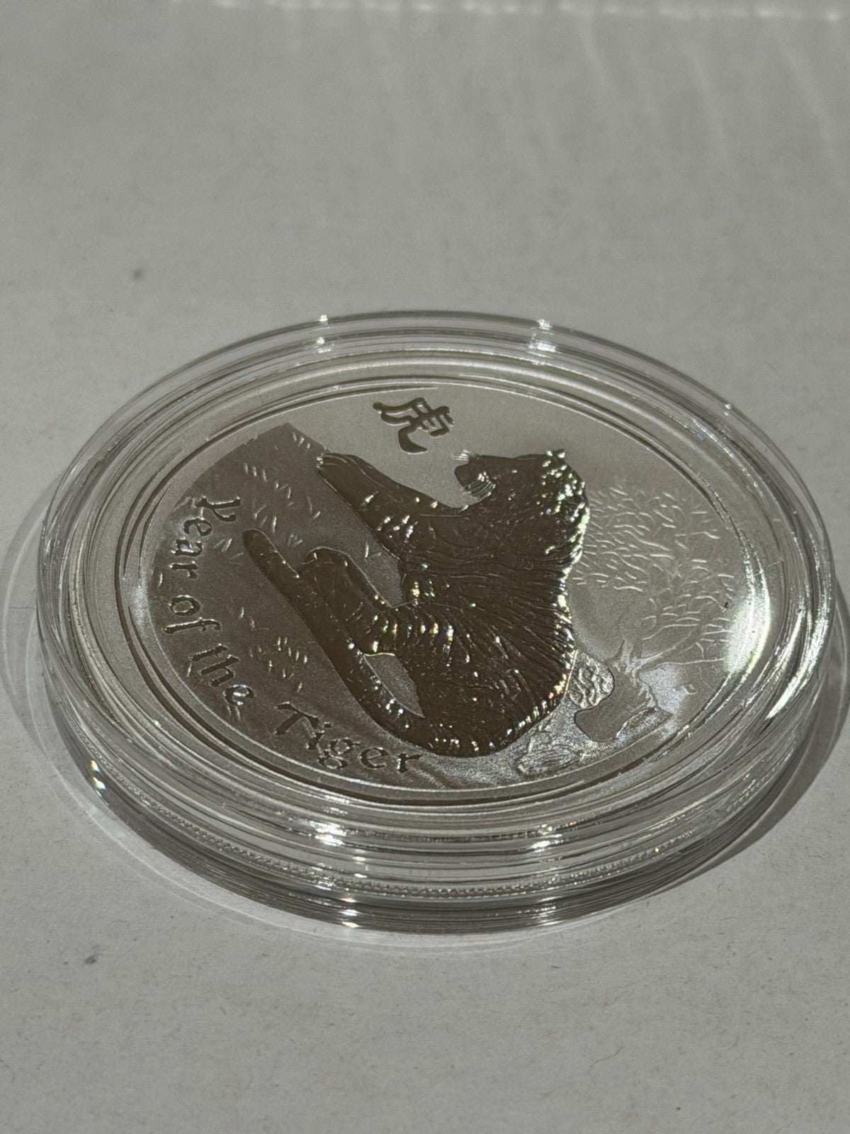 Australia 2010 Lunar Series II Year of Tiger 1oz 999 Silver Perth Mint Coin