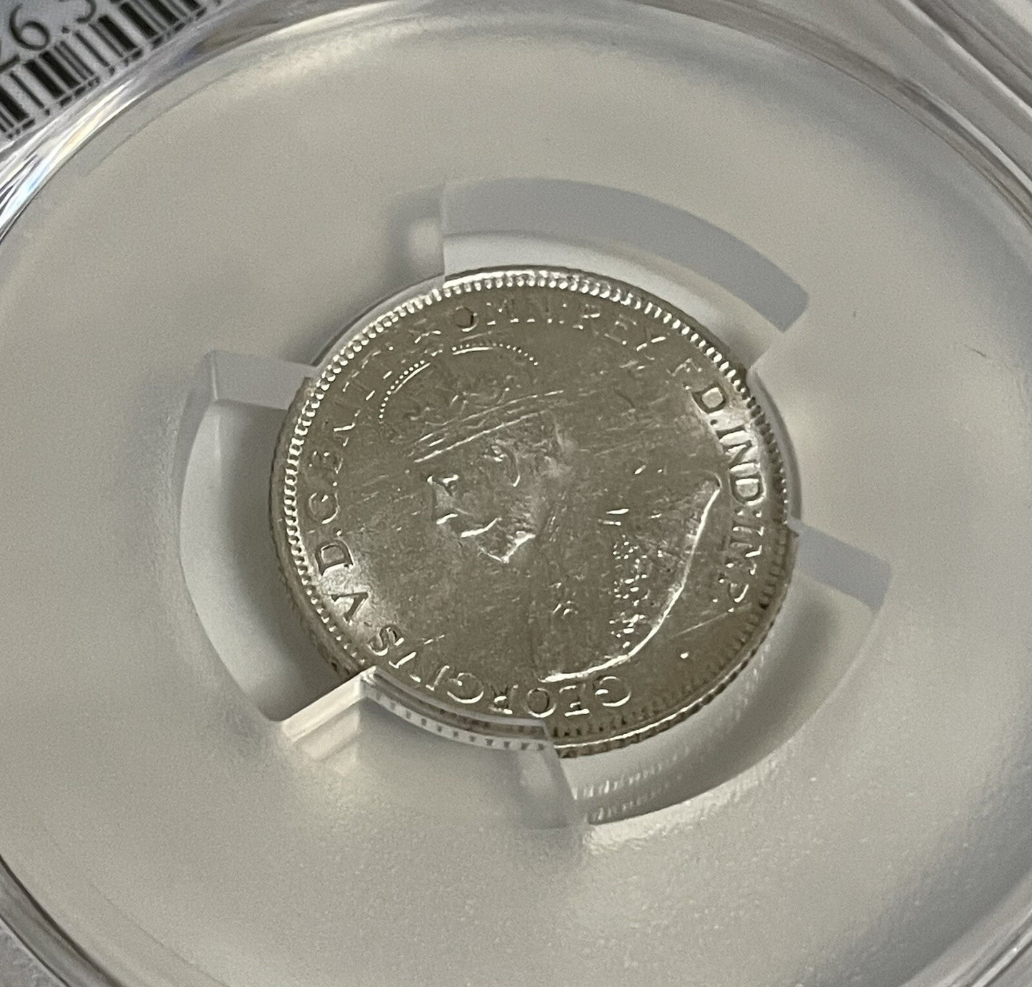 1926 Australian Sixpence 6d Brilliant Almost Uncirculated PCGS AU55 GEORGE V