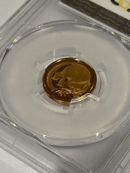 Australia 1966 1c One Cent PCGS Graded PR68DCAM Proof Coin