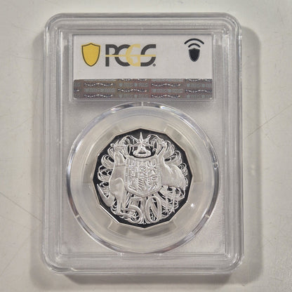 Australia 2013 Ex Fine Silver Coin Set Proof 50c Fifty Cents PCGS PR69DCAM