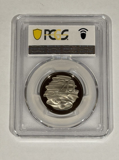 Australia 1966 20c Twenty Cents PCGS Graded PR69DCAM Proof Coin