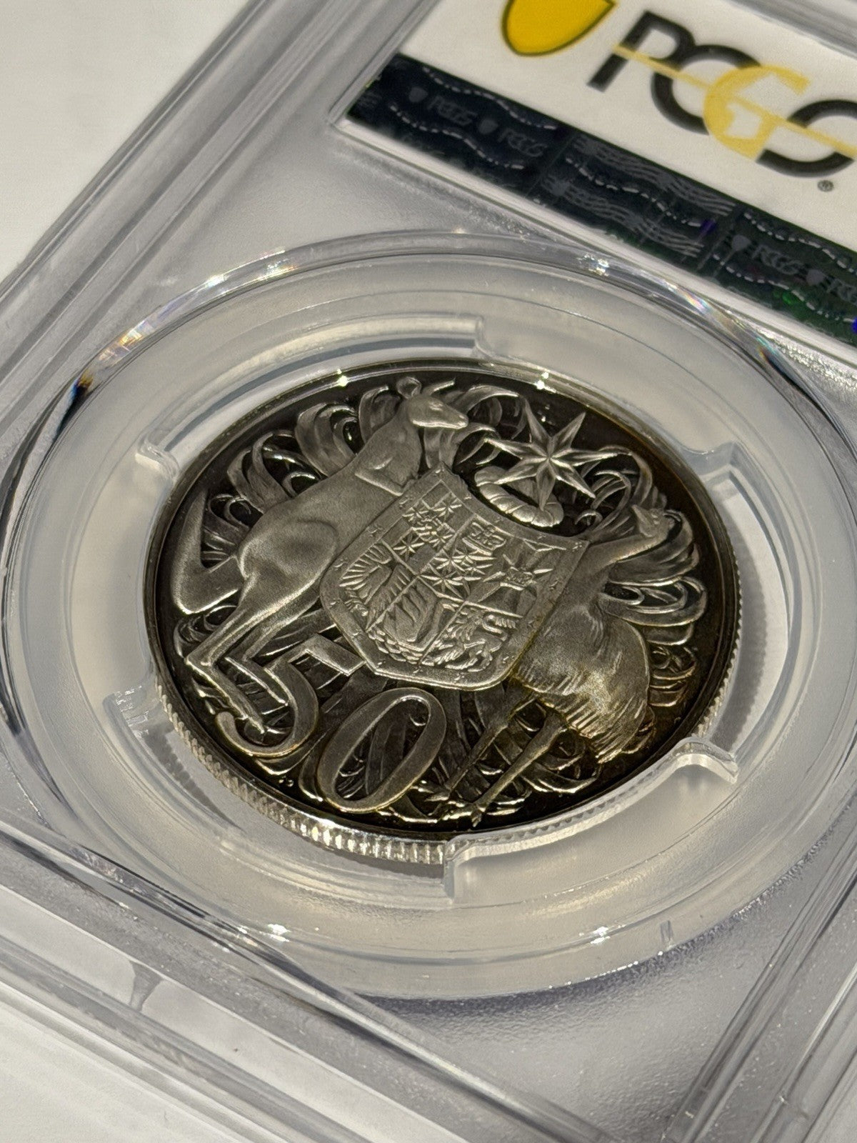 Australia 1966 50c Fifty Cents Silver Proof PCGS Graded PR68DCAM FDC