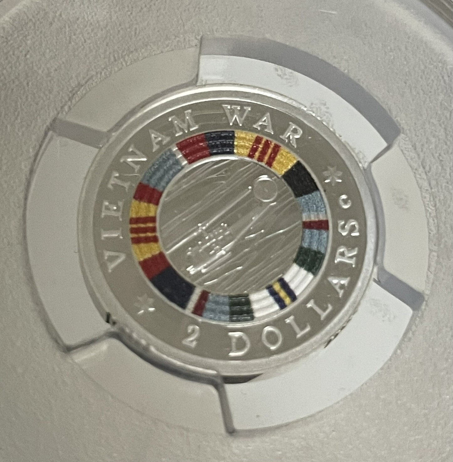 2023 C Mintmark Australia $2 Coin Vietnam War Silver PCGS Graded PR69DCAM