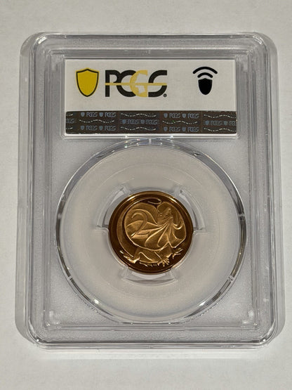Australia 1966 2c Two Cents PCGS Graded PR68DCAM Proof Coin