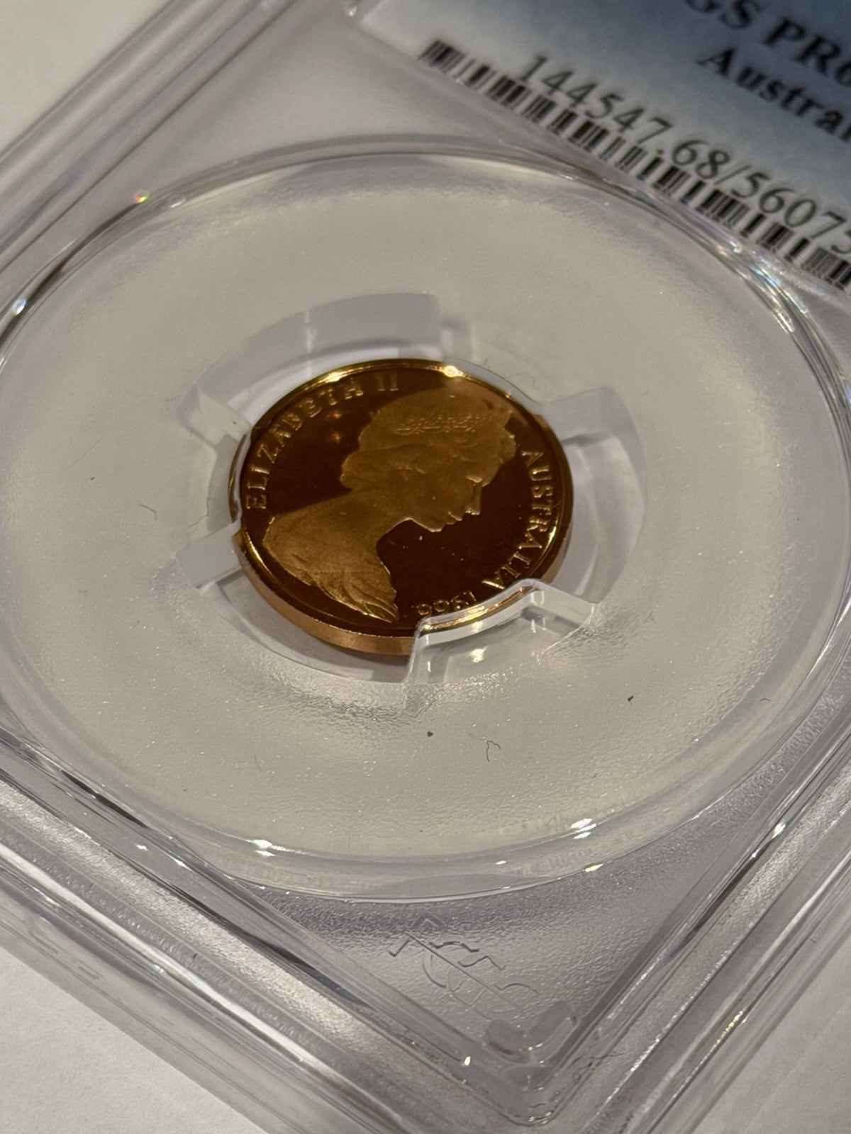 Australia 1966 1c One Cent PCGS Graded PR68DCAM Proof Coin