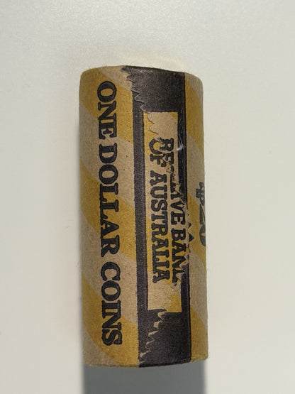 1x Australia $1 1986 International Year Of Peace RAM Roll 20x Coins