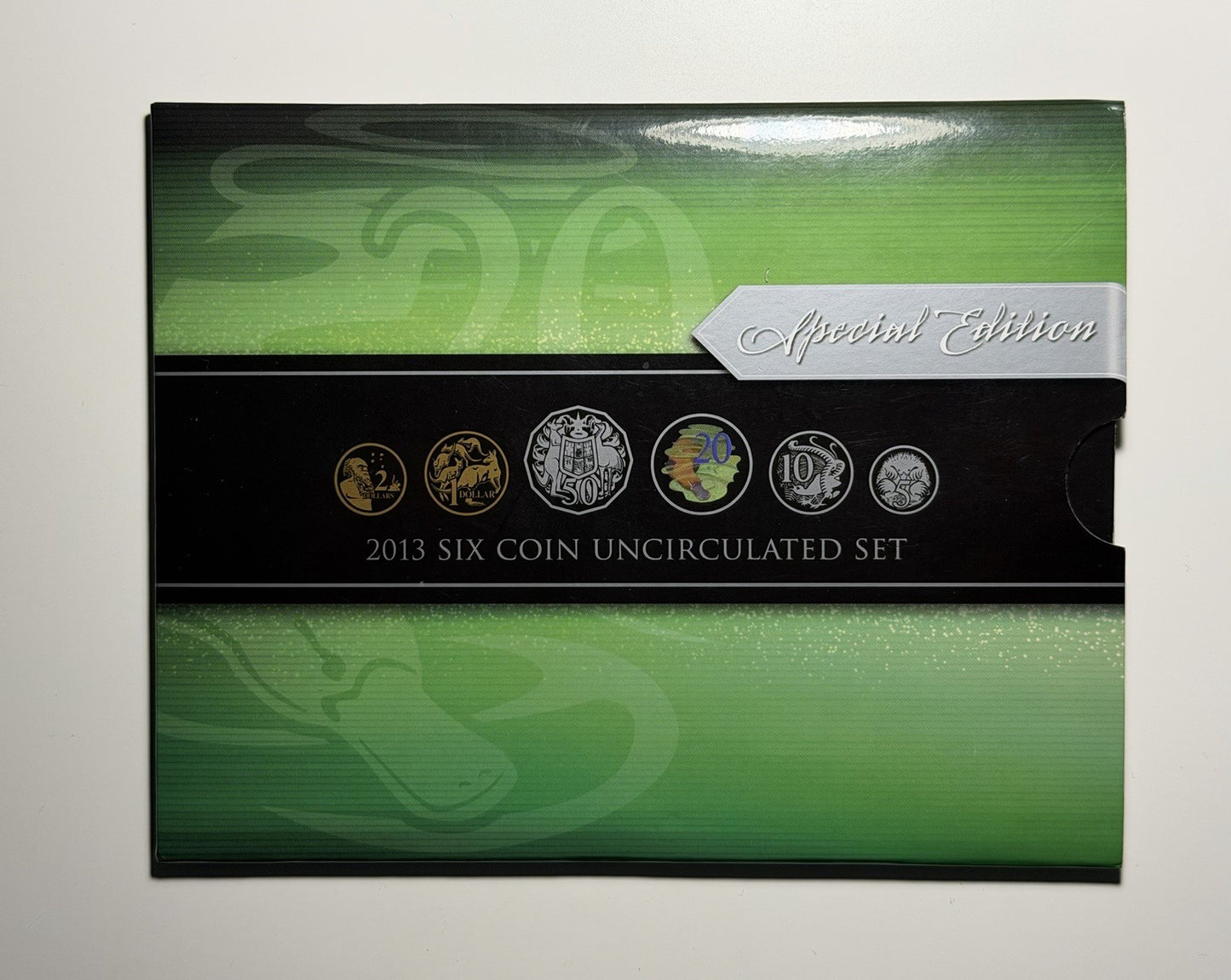 Australia 2013 6-Coin RAM Mint Set w Coloured Hyper-metallic 20c Cent Coin