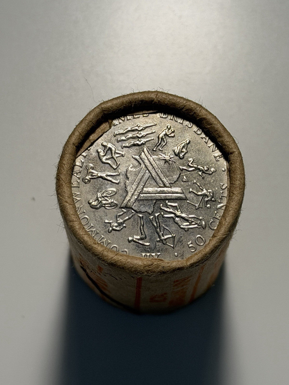 Australia 1982 Commonwealth Games 50c Fifty Cent HT Heads/Tails RAM Roll $10FV