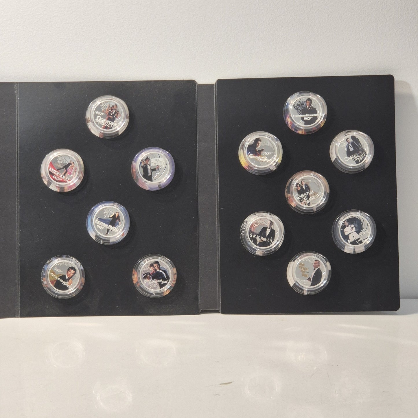 2021 Tuvalu 007 James Bond 26 Coin Collection 0.5g Gold & 1/2oz Silver Proof (TUVALU)