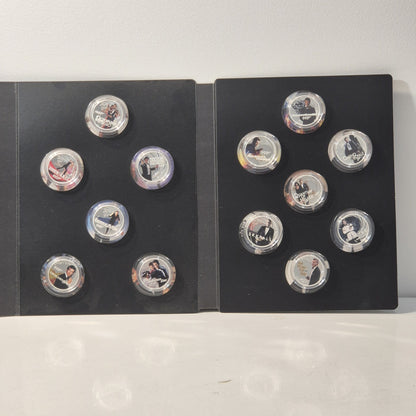 2021 Tuvalu 007 James Bond 26 Coin Collection 0.5g Gold & 1/2oz Silver Proof (TUVALU)