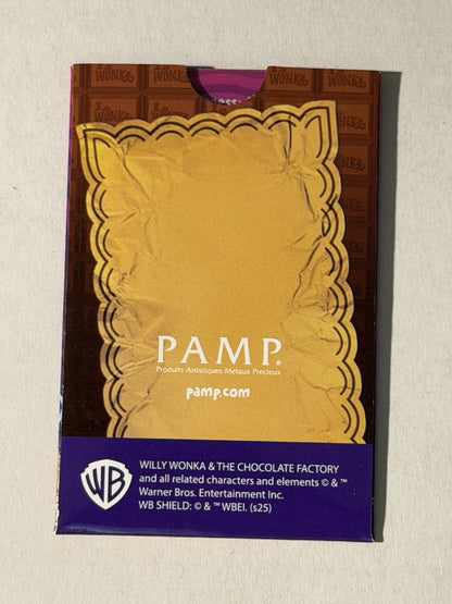 PAMP 2025 Limited Edition “Red Hat” Wonka 5 Gram Gold Bar in Assay Mintage 4000