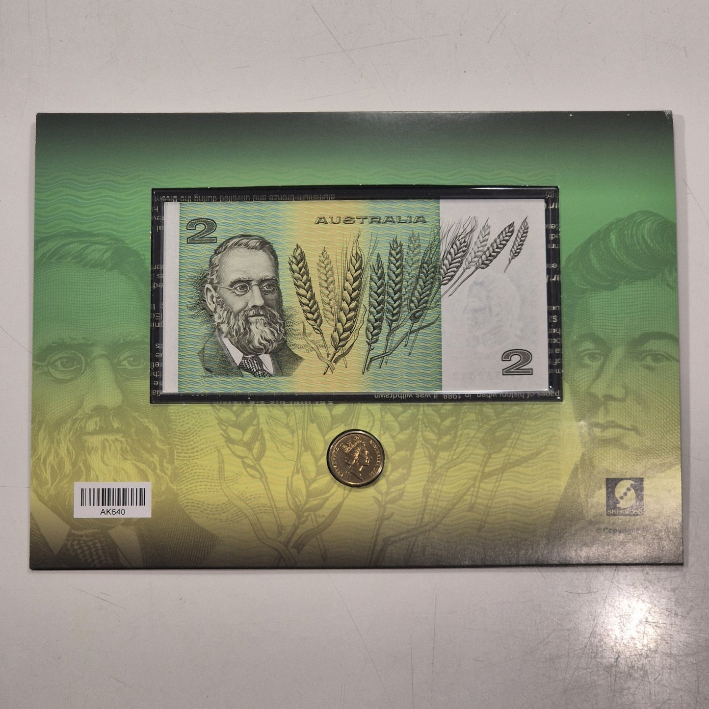 Sherwood 1988 Last $2 Note & First $2 Coin Limited Edition Set