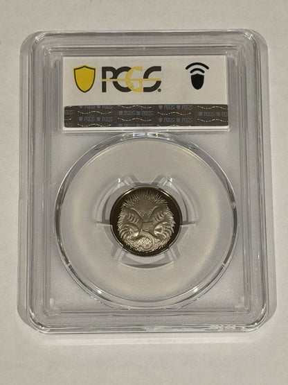 Australia 1966 5c Five Cents PCGS Graded PR69DCAM Proof Coin