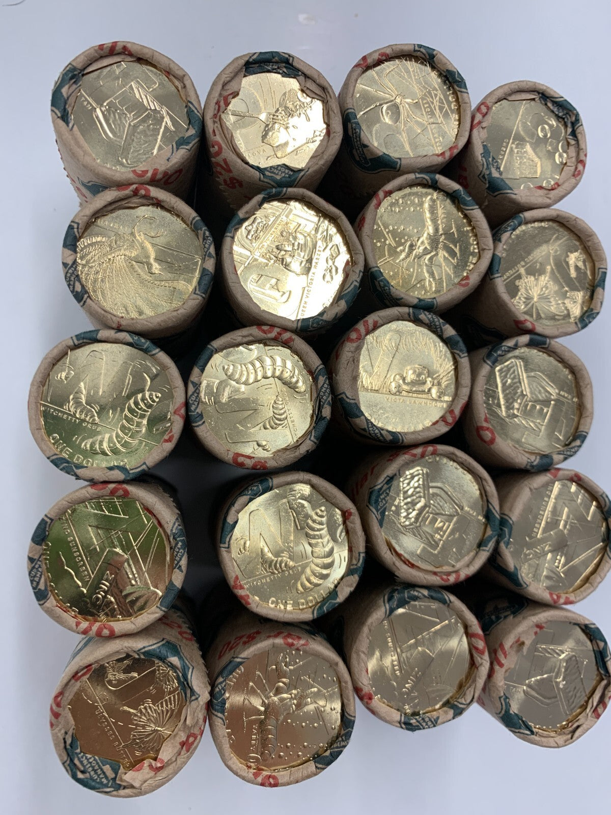 UNC 2021 Great Aussie Coin Hunt $1 Alphabet Set 26 Coins A-Z From Security Roll