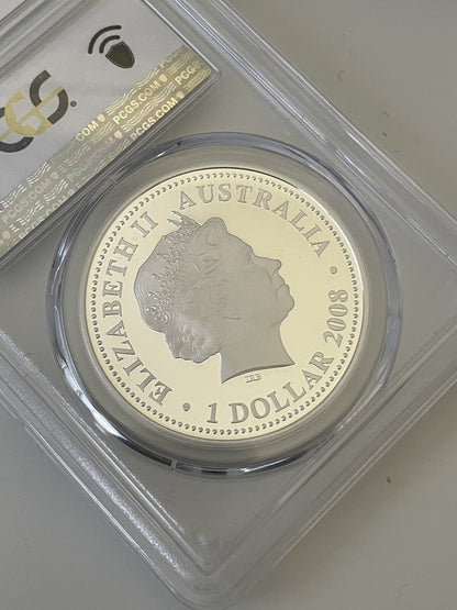 Australia 2008 2009 Year of the Ox 1oz Proof  Lunar Series I PCGS PR70DCAM