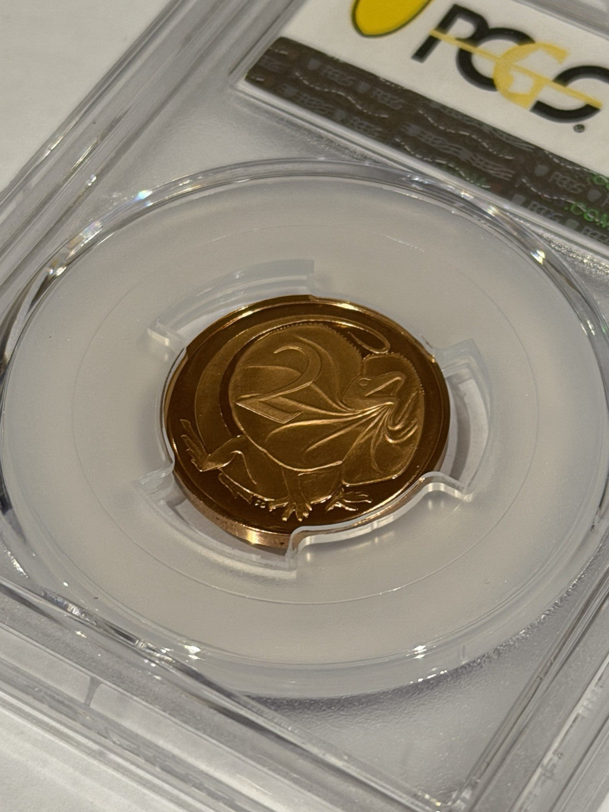 Australia 1966 2c Two Cents PCGS Graded PR69DCAM Proof Coin (560756)