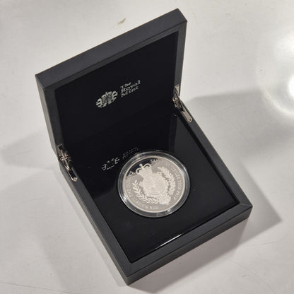 UK British 2017 Sapphire Jubilee Silver Proof £10 5oz Ten Pounds Crown Coin