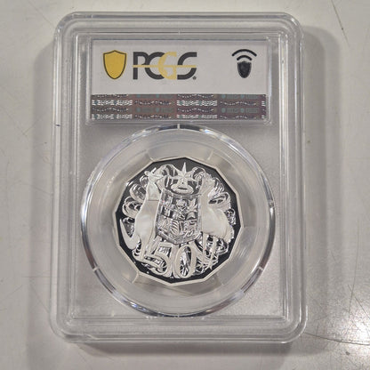 Australia 2022 Ex Fine Silver Coin Set Proof 50c Fifty Cents PCGS PR69DCAM (598137)