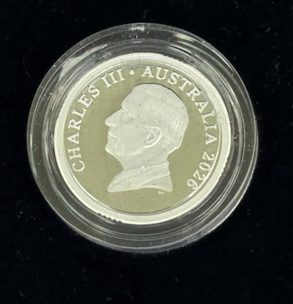 Australia 2026 $2 Two Dollar Bucks Bluey 999 Fine Silver Coloured Proof Coin