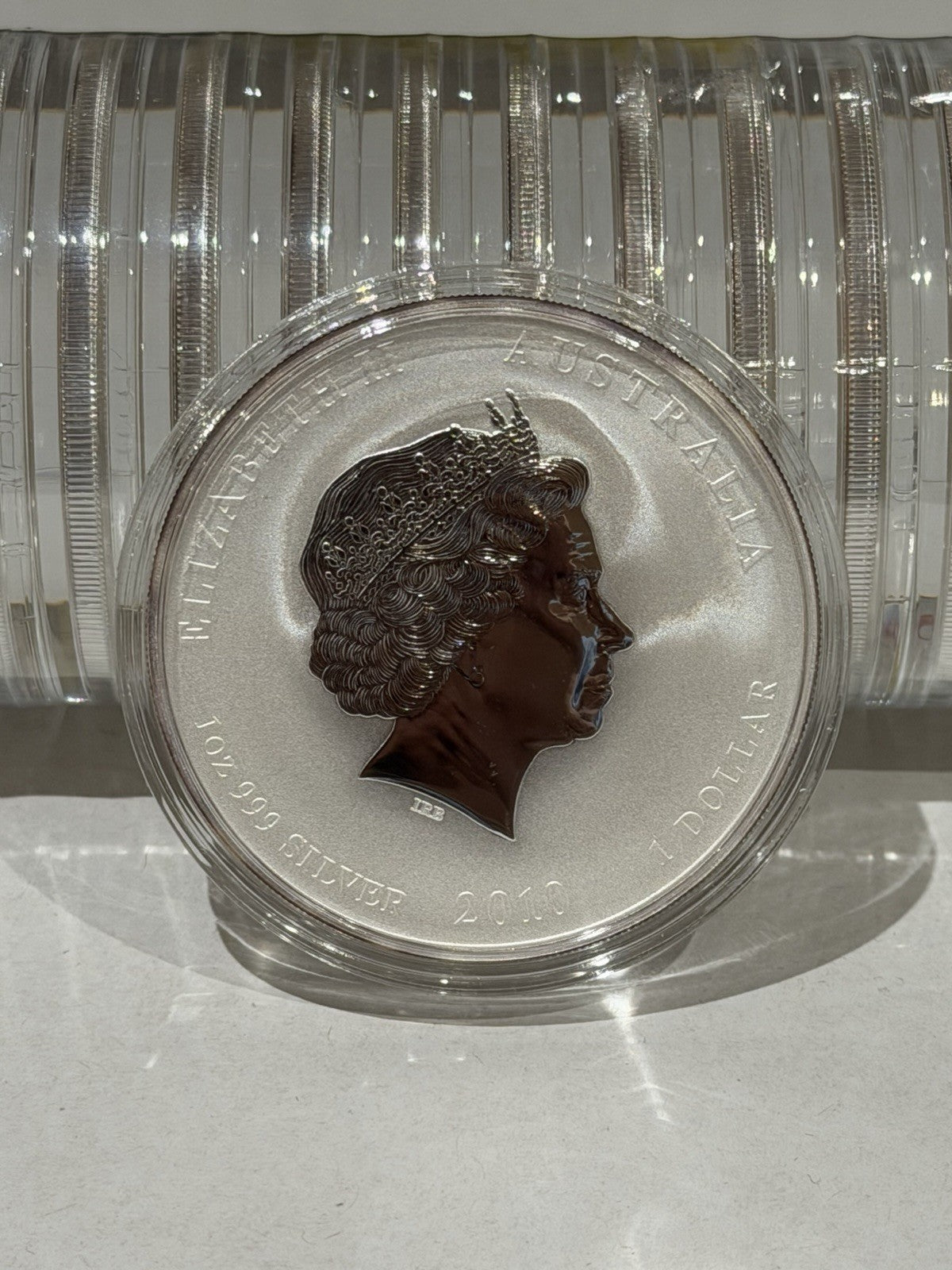 Australia 2010 Lunar Series II Year of Tiger 1oz 999 Silver Perth Mint Coin