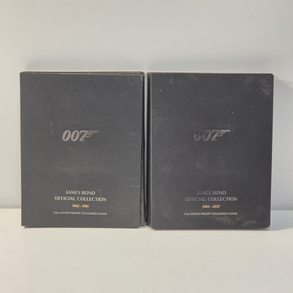 2021 Tuvalu 007 James Bond 26 Coin Collection 0.5g Gold & 1/2oz Silver Proof