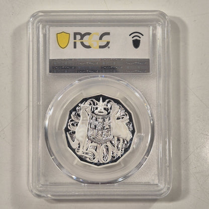 Australia 2022 Ex Fine Silver Coin Set Proof 50c Fifty Cents PCGS PR69DCAM