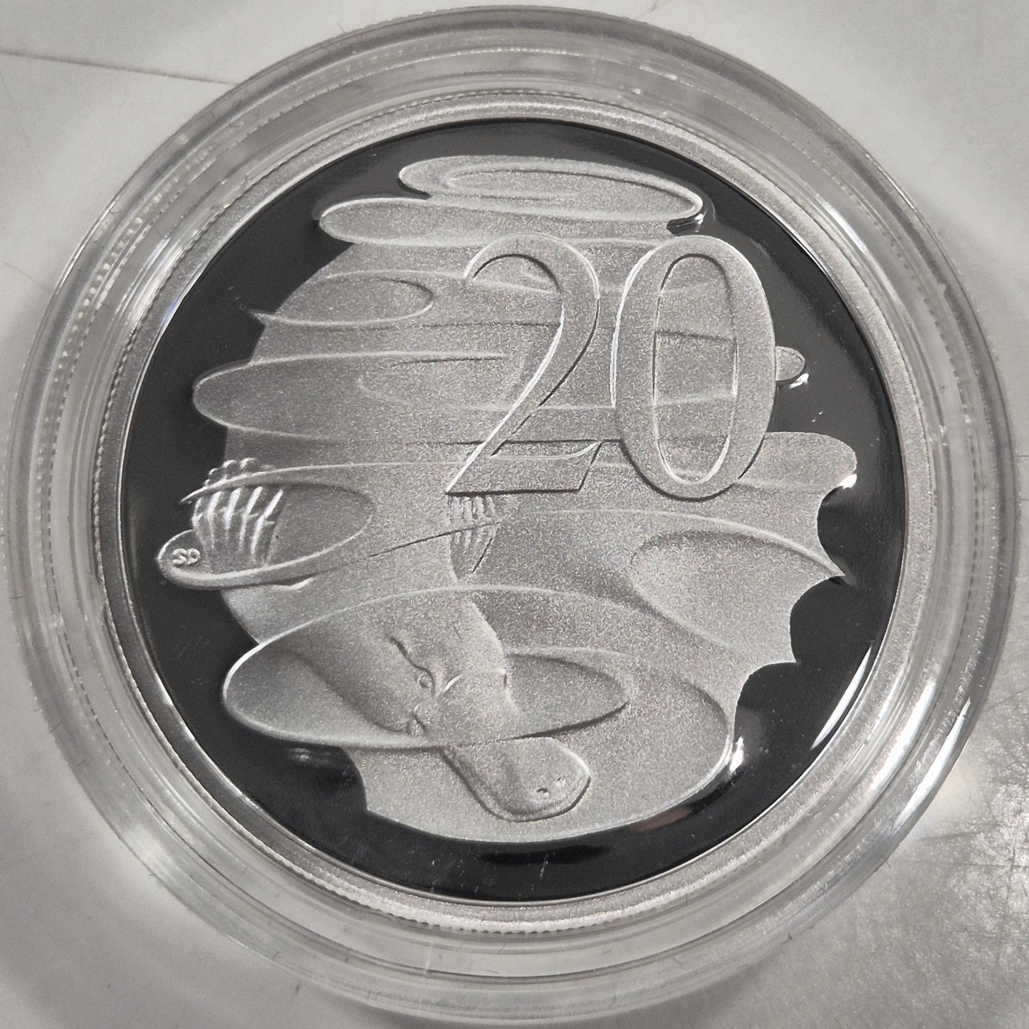Australia 2013 Fine Silver Proof Platypus 20c Twenty Cents Coin