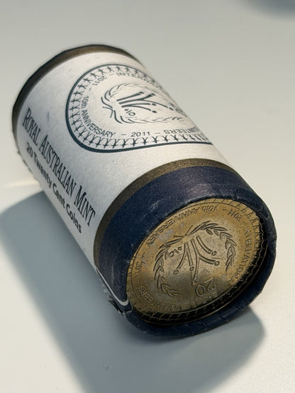 Australia 2011 20c International Year Of Volunteers Tails/Tails TT RAM Roll