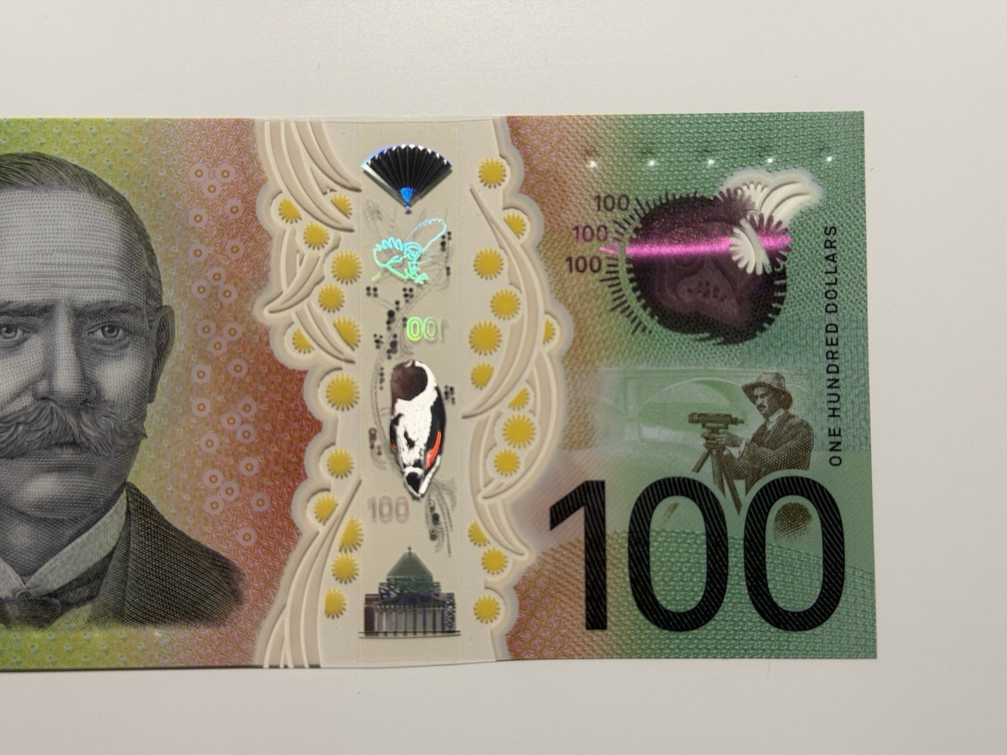 Australia 2020 $100 AA20 First Prefix Lowe/ Kennedy R628F Polymer Banknote