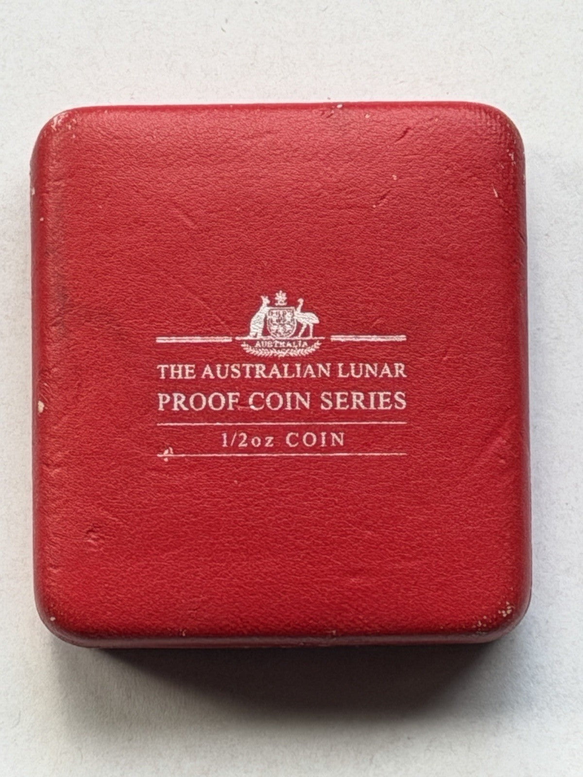 2008 (2009) Australia Perth Mint Lunar Ox 1/2oz $1 Series I Silver Proof Coin