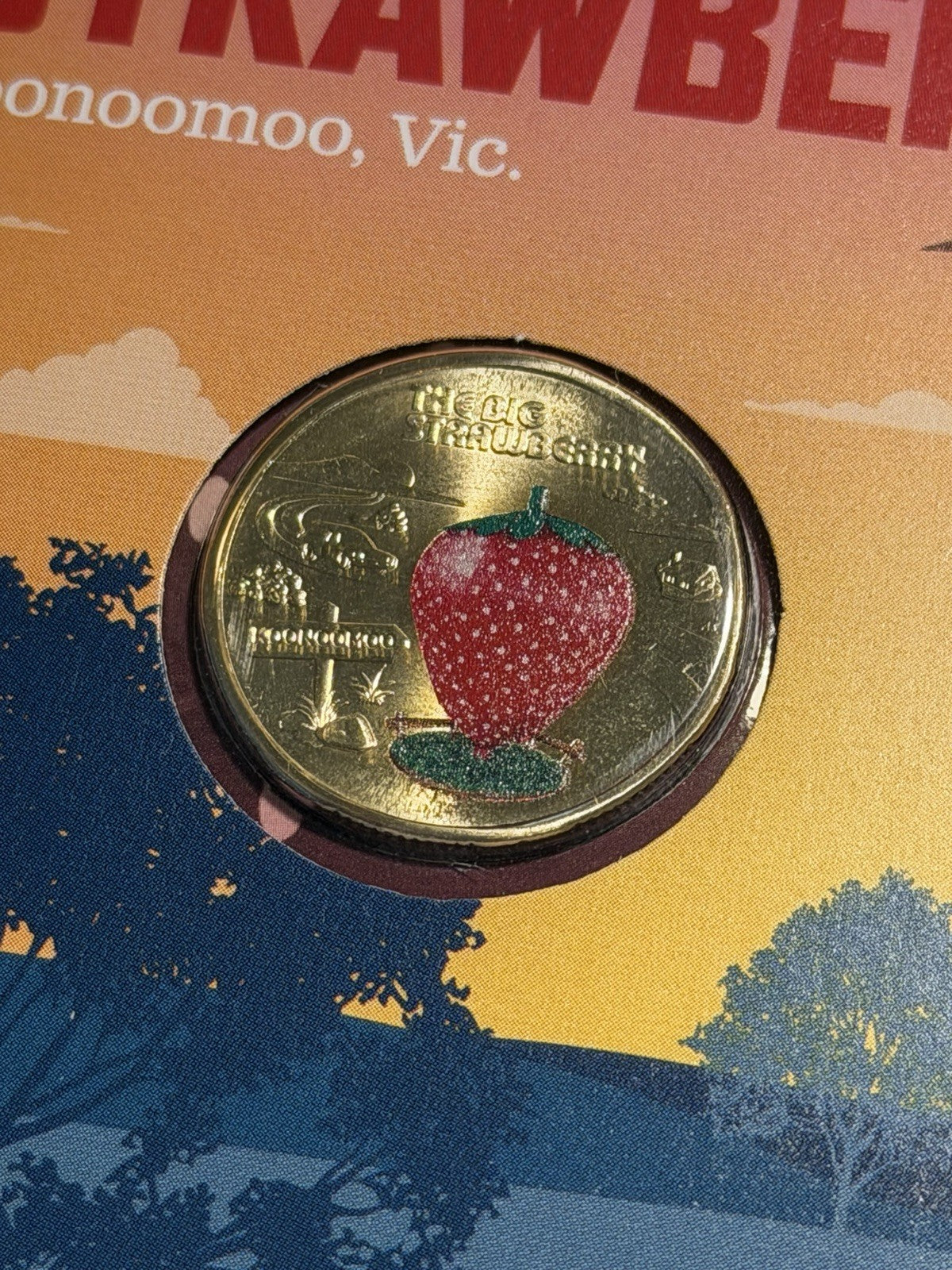 Anda Melbourne Money Expo $1 Strawberry PNCs Day 1 Green Number 82/300